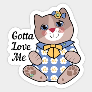 Gotta Love Me Baby Girl Sticker